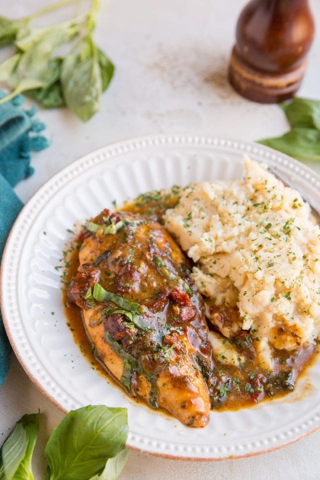 Baked Creamy Sun Dried Tomato Chicken The Roasted Root