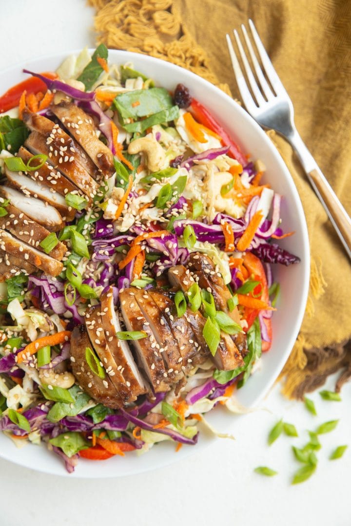 Sesame Ginger Chicken Salad The Roasted Root