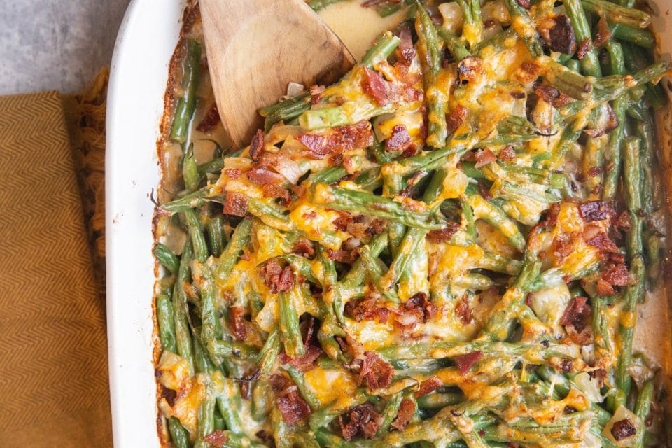 Cheesy Green Bean Casserole The Roasted Root