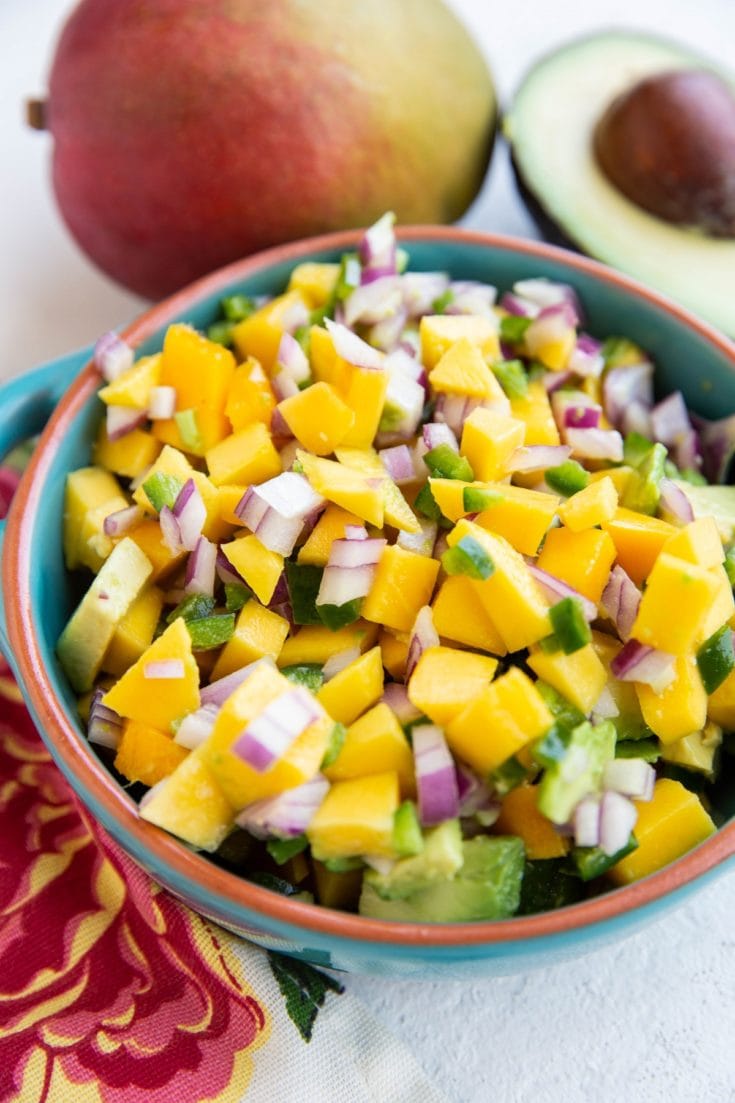 Mango Avocado Salsa The Roasted Root