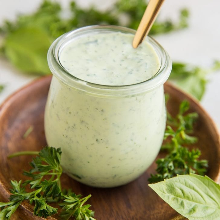 Mayo-Free Green Goddess Dressing