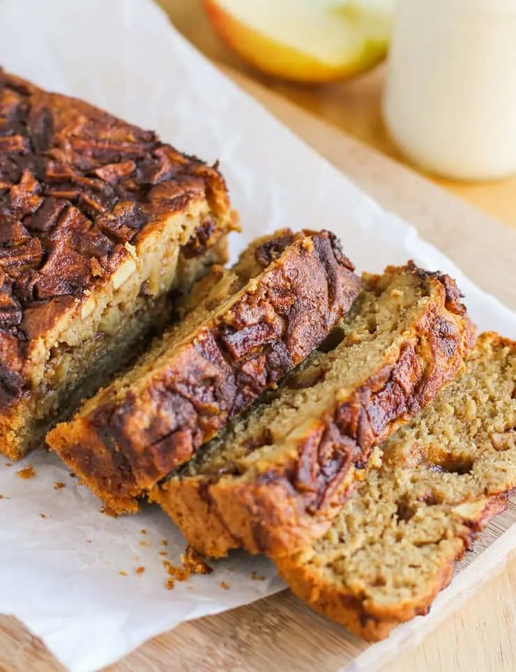 Gluten Free Apple Cinnamon Bread