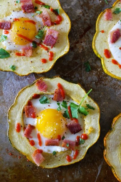 Acorn Squash Egg-in-the-Hole - The Roasted Root