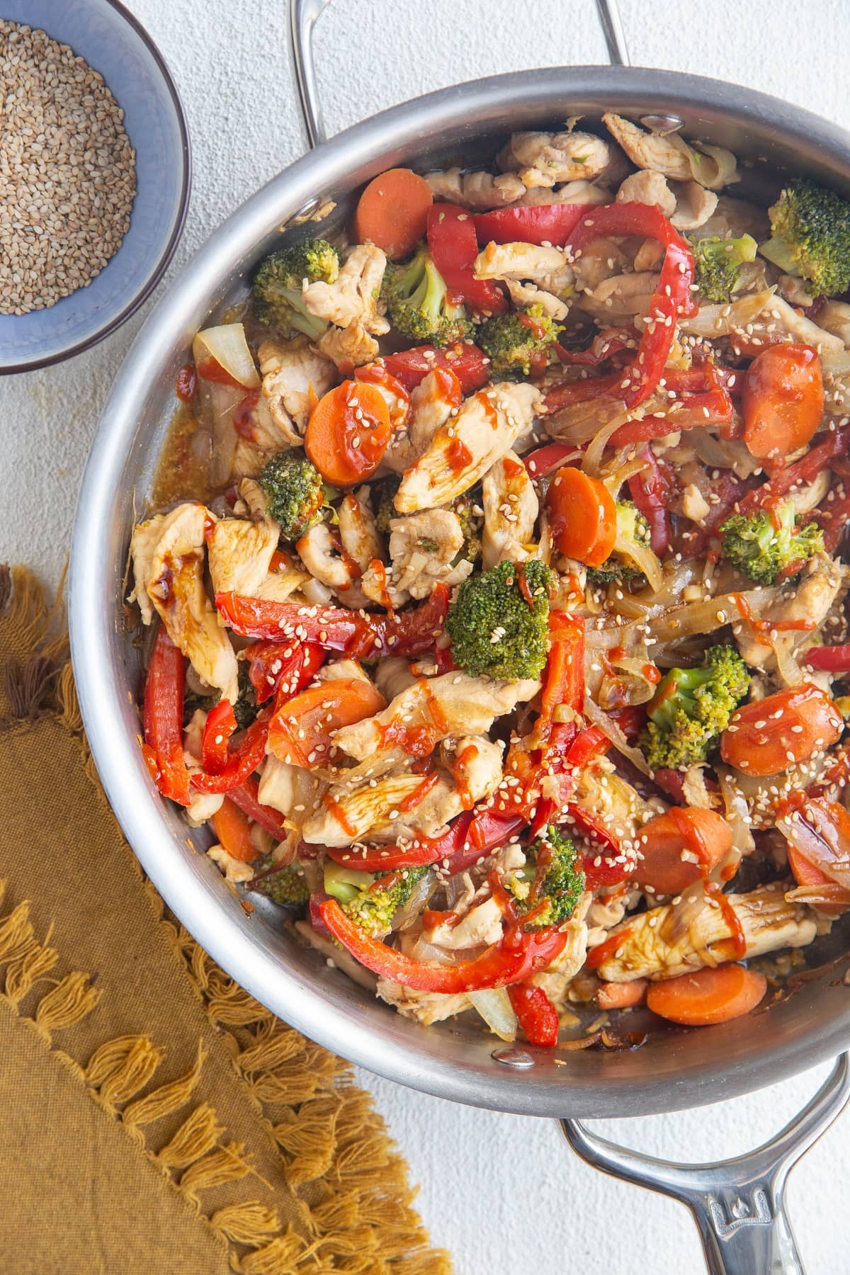 30 Minute Garlic Ginger Chicken Stir Fry The Roasted Root
