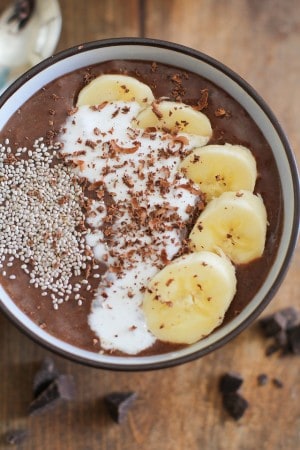 Chocolate Banana Açaí Bowls - The Roasted Root