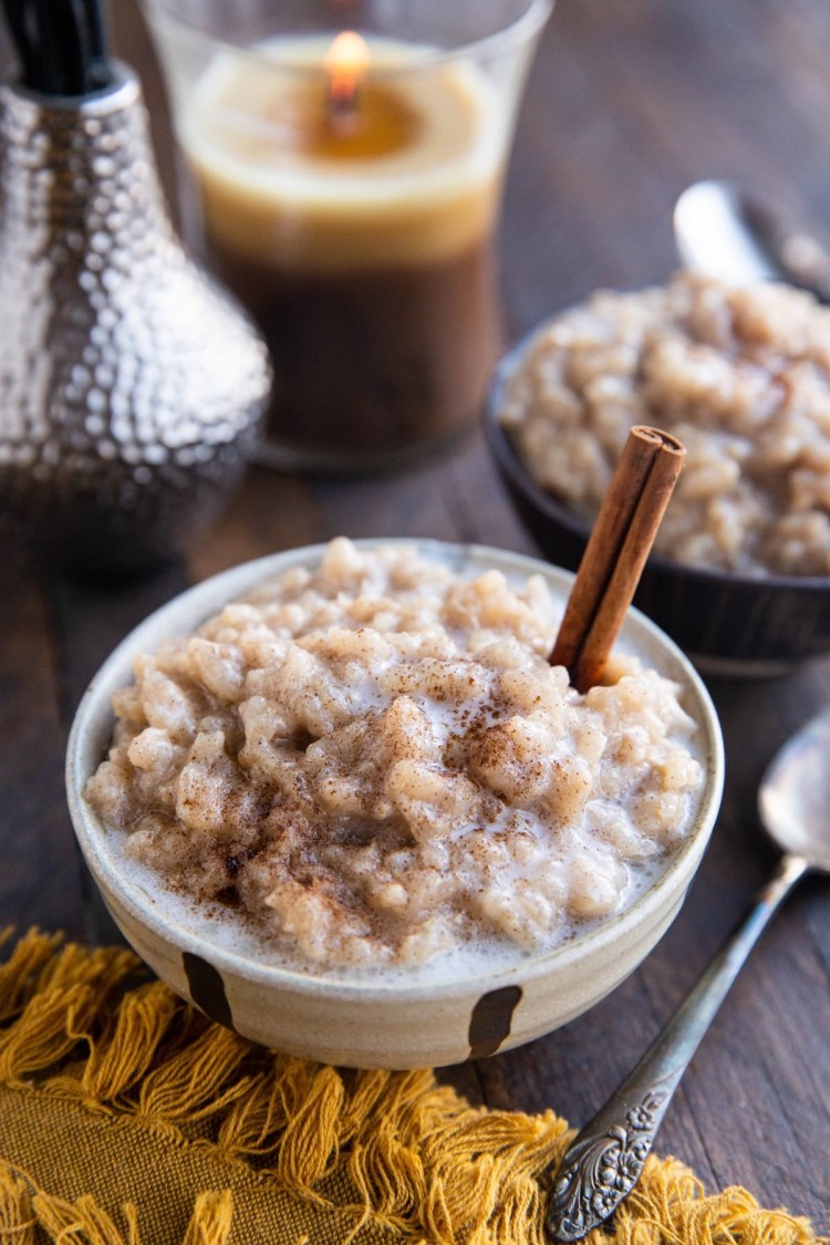 Crock Pot Rice Pudding (Vegan) - The Roasted Root