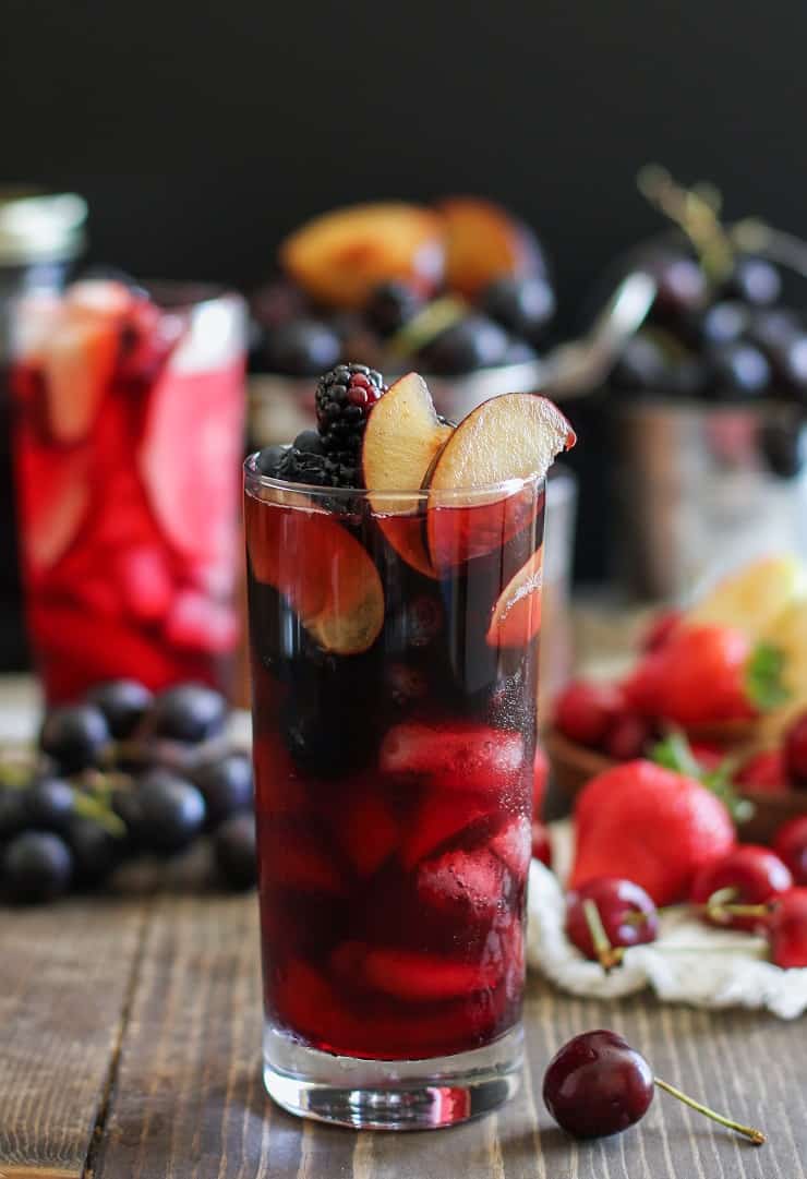 Spooky Halloween Sangria - Two Ways! - The Roasted Root