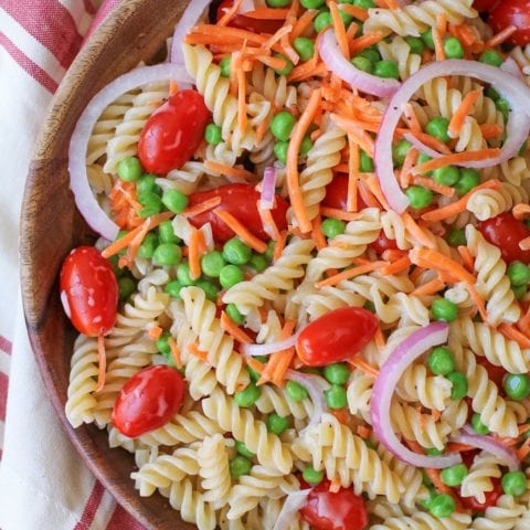 Pasta Salad with Lemon Poppy Seed Dressing - The Roasted Root