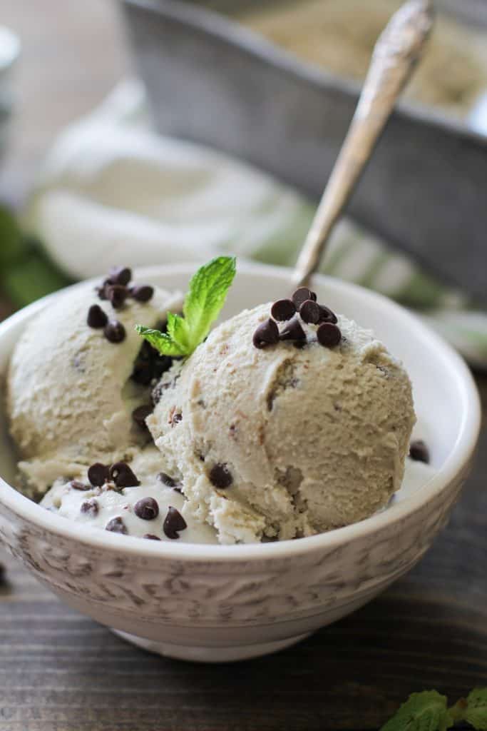 Paleo Mint Chocolate Chip Ice Cream (with a matcha option) - The ...