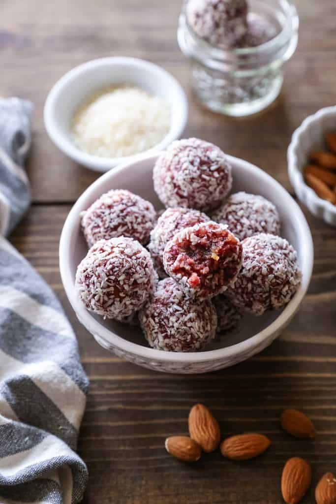 Superfood Cranberry Bliss Protein Balls The Roasted Root