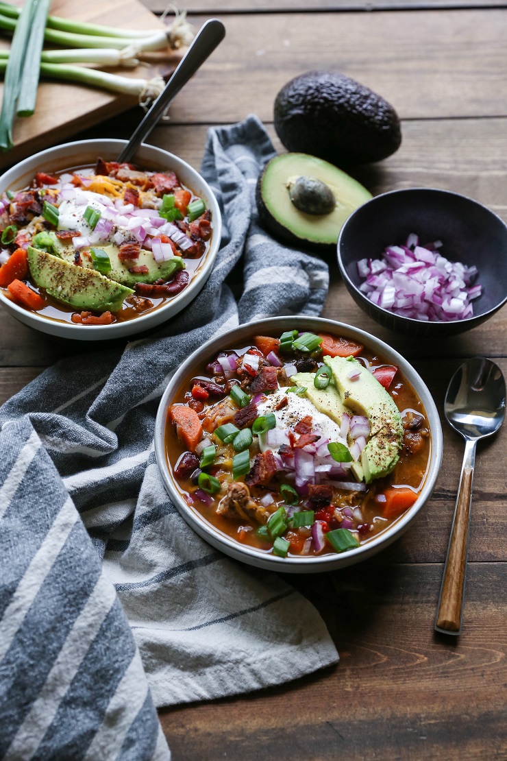 Whole30 & Paleo Chili Recipe with Turkey - The Clean Eating Couple