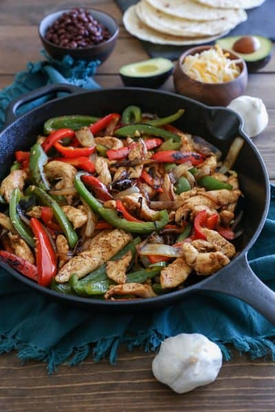 30-Minute Chicken Fajitas - The Roasted Root