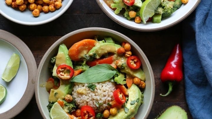 30-Minute Thai Green Curry with Avocado - The Roasted Root