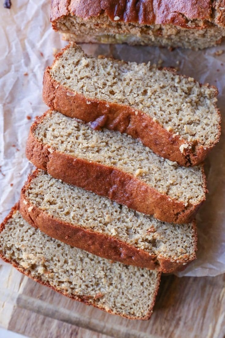 Grain-Free Almond Butter Banana Bread (Paleo) - The Roasted Root