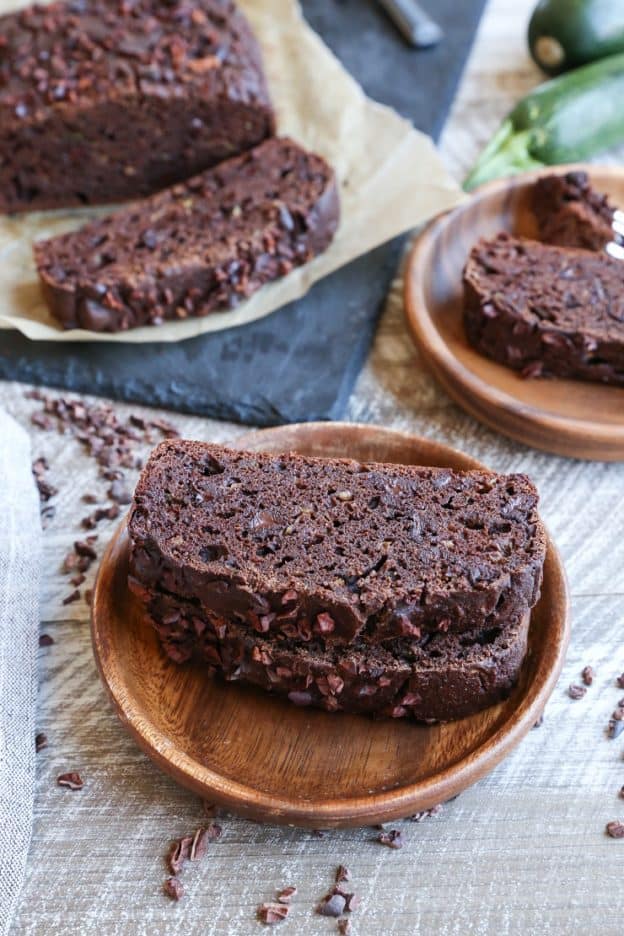 Paleo Double Chocolate Zucchini Bread - The Roasted Root