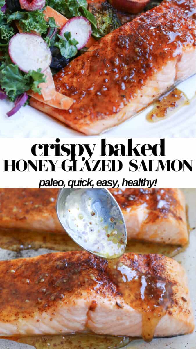 Crispy Honey-Glazed Salmon - The Roasted Root