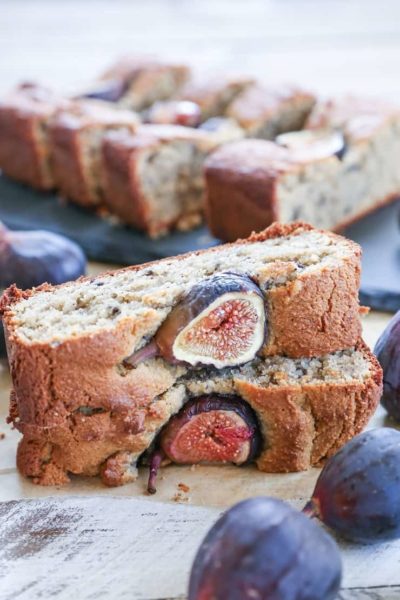 Paleo Almond Flour Fig Quick Bread - The Roasted Root