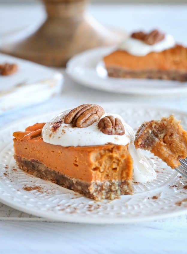 Vegan Bourbon-Orange Sweet Potato Pie - The Roasted Root