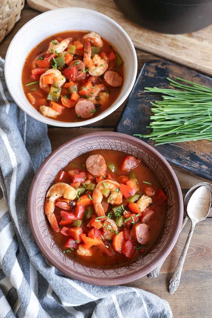 Shrimp Gumbo Soup (Paleo) - The Roasted Root