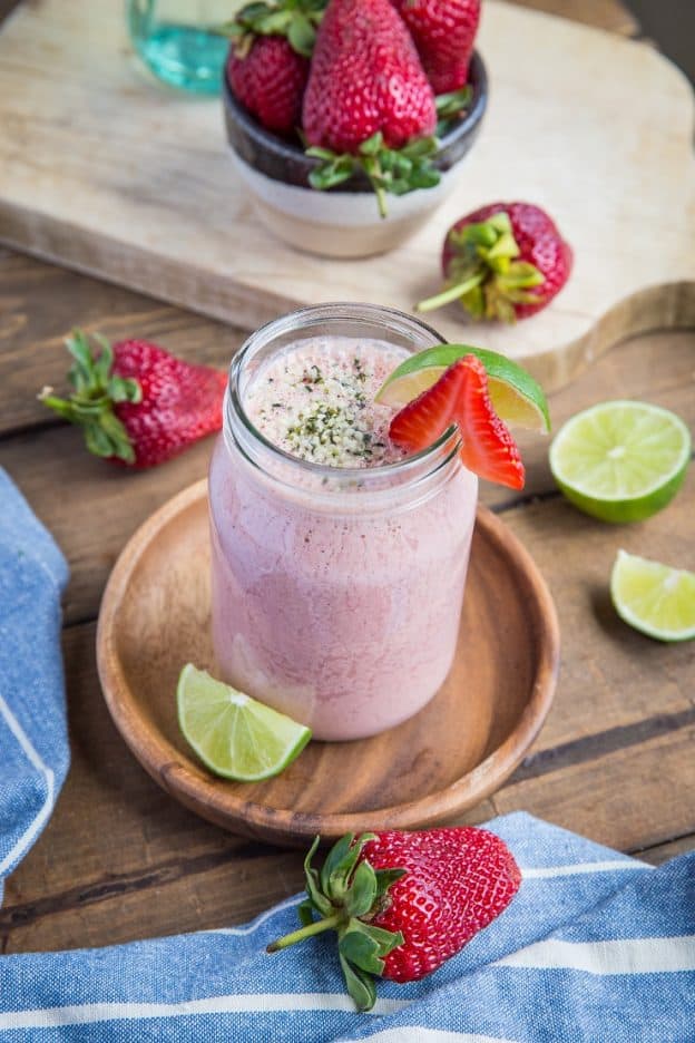 Strawberry Protein Smoothie The Roasted Root