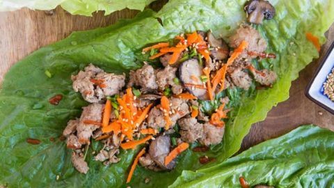 Instant Pot Asian Turkey Lettuce Wraps