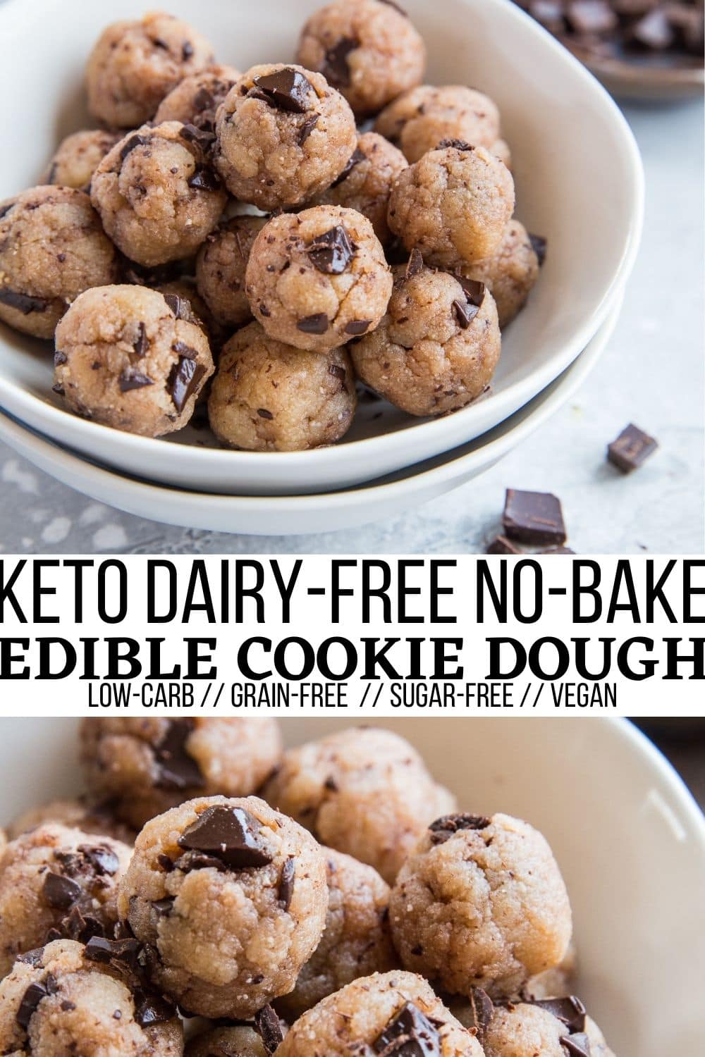 Keto Edible Cookie Dough Low Carb Vegan The Roasted Root