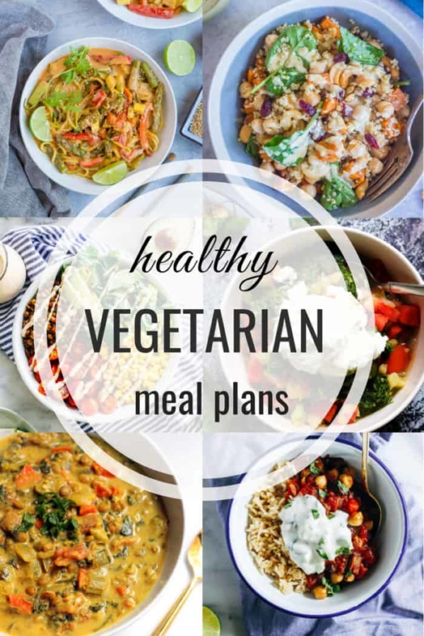 Healthy Vegetarian Meal Plan 9/9/2018