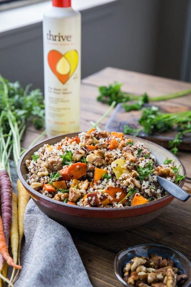 Roasted Winter Vegetable Quinoa Salad with Cider Vinaigrette - The ...