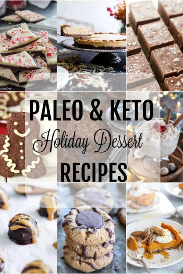 45 Paleo & Keto Holiday Dessert Recipes - healthier dessert options that are grain-free, lower in sugar, and healthy to boot! | TheRoastedRoot.net