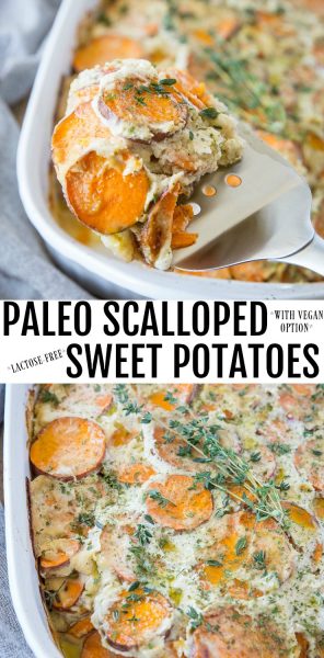 Scalloped Sweet Potatoes (Paleo) - The Roasted Root