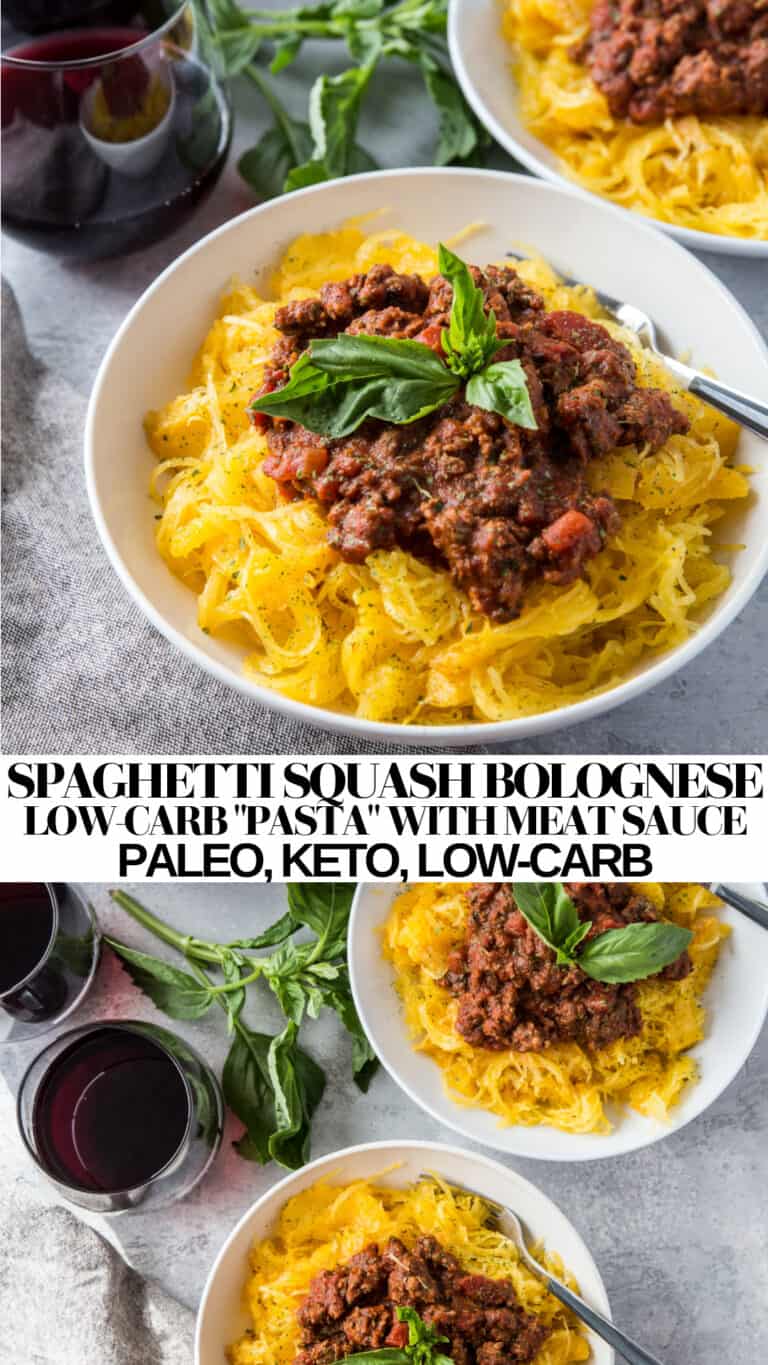 Spaghetti Squash Bolognese (Low-Carb, Paleo) - The Roasted Root