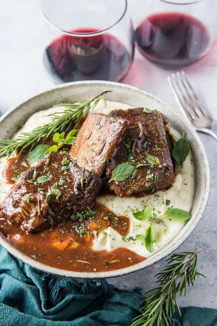 crockpot short ribs red wine