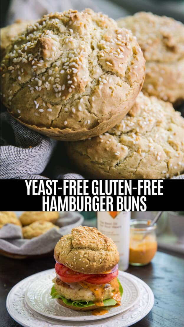 Gluten-Free Hamburger Buns (Yeast-Free) - The Roasted Root