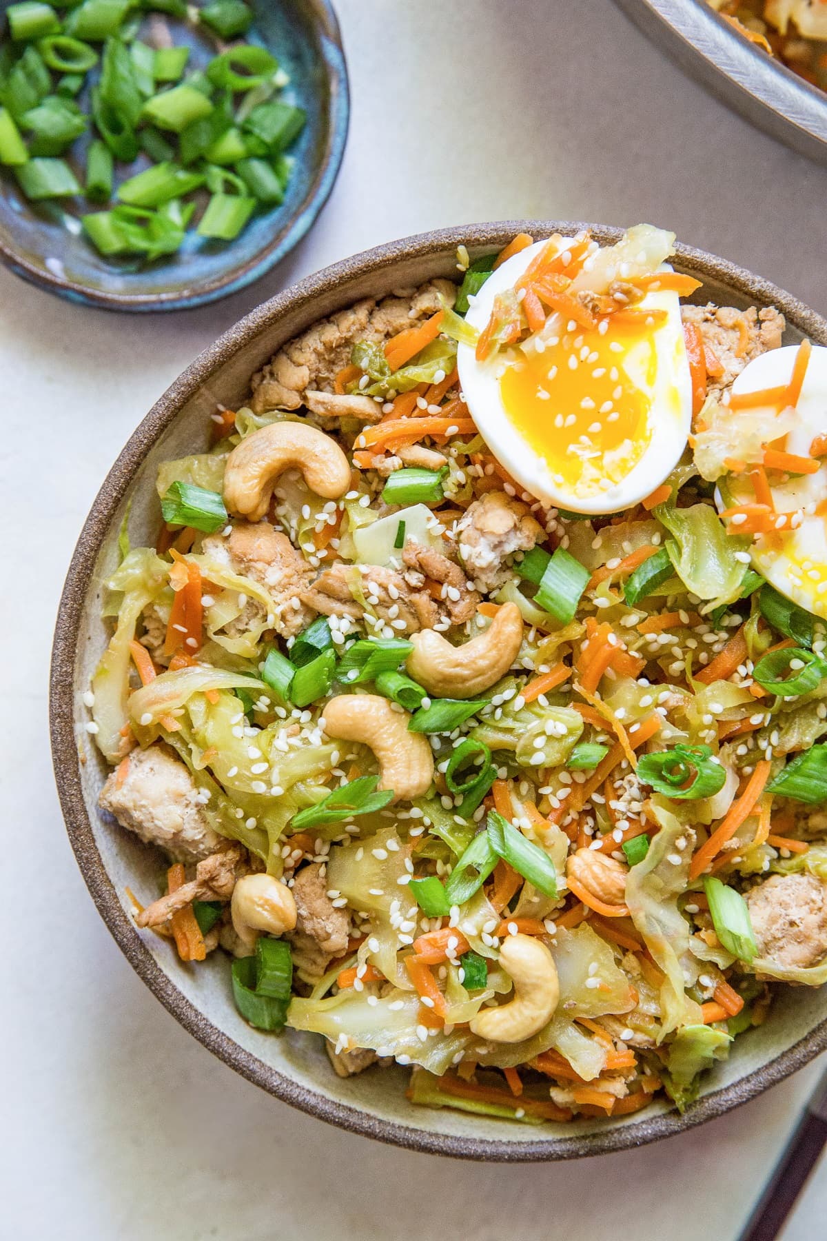 Ground Turkey Egg Roll in a Bowl - The Roasted Root