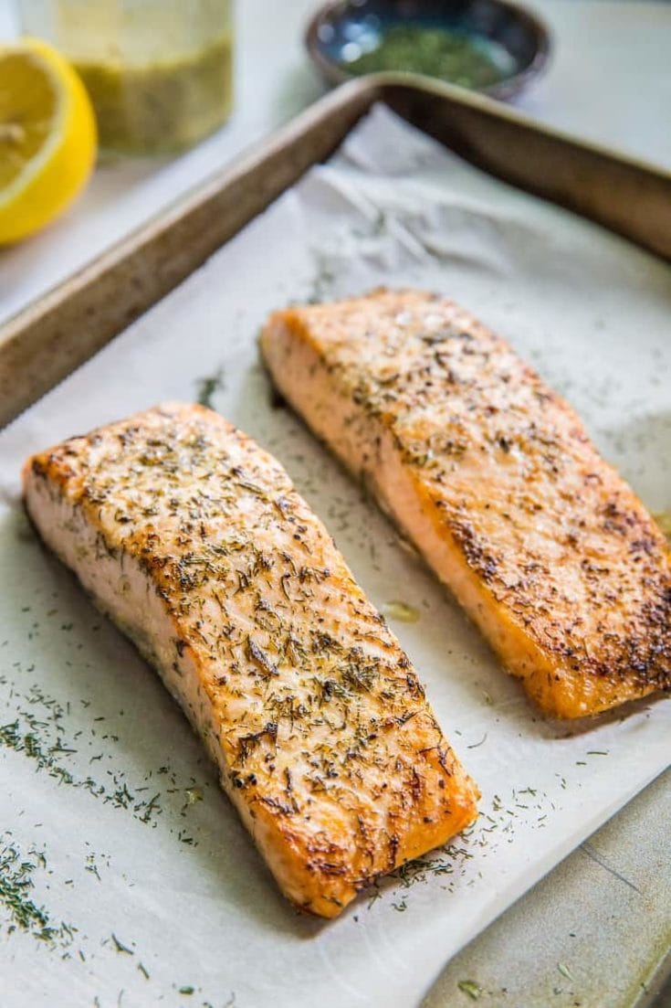 Lemon Herb Salmon - The Roasted Root