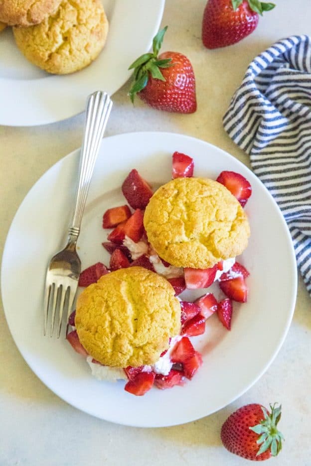 Keto Strawberry Shortcake (Grain-Free) - The Roasted Root