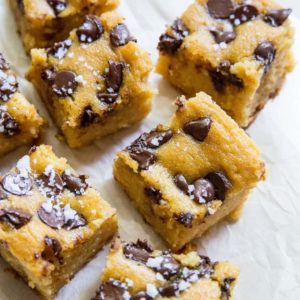 Vegan Garbanzo Bean Blondies - The Roasted Root