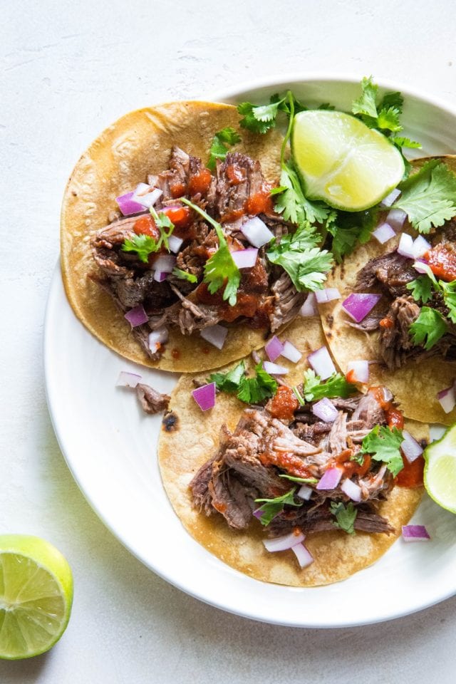 Instant Pot Mexican Shredded Beef - The Roasted Root