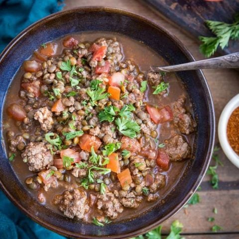 Beef and Lentil Chili - The Roasted Root