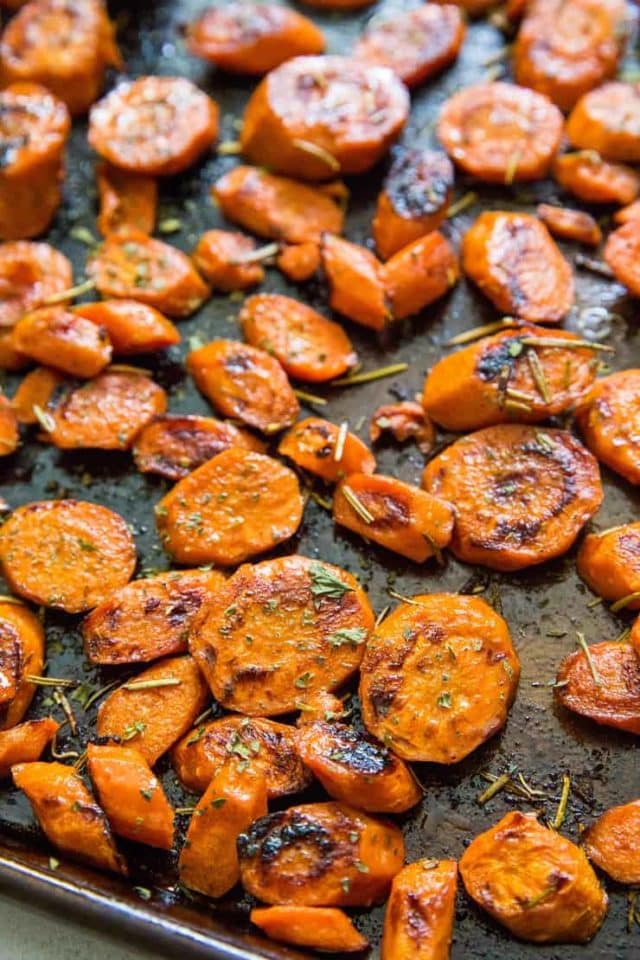 Apple Cider Glazed Roasted Carrots With Rosemary The Roasted Root