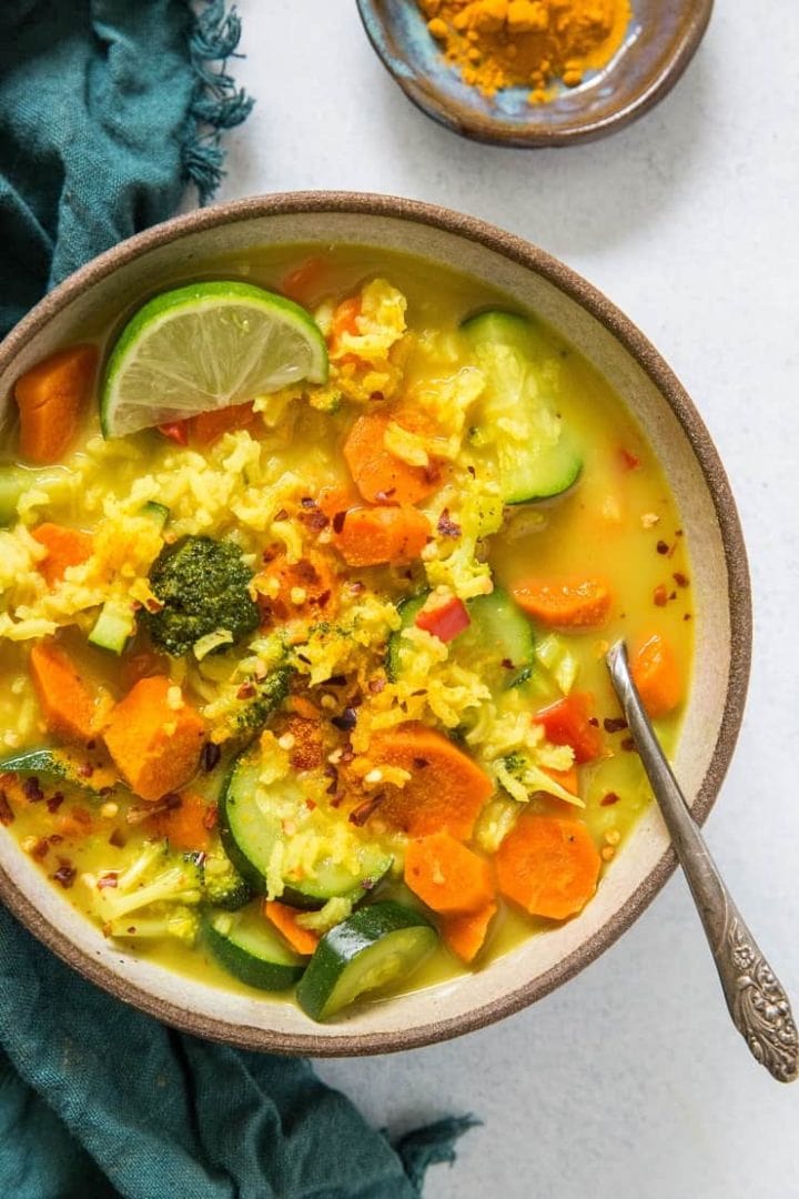 Immunity-Boosting Turmeric Soup with Vegetables - The Roasted Root