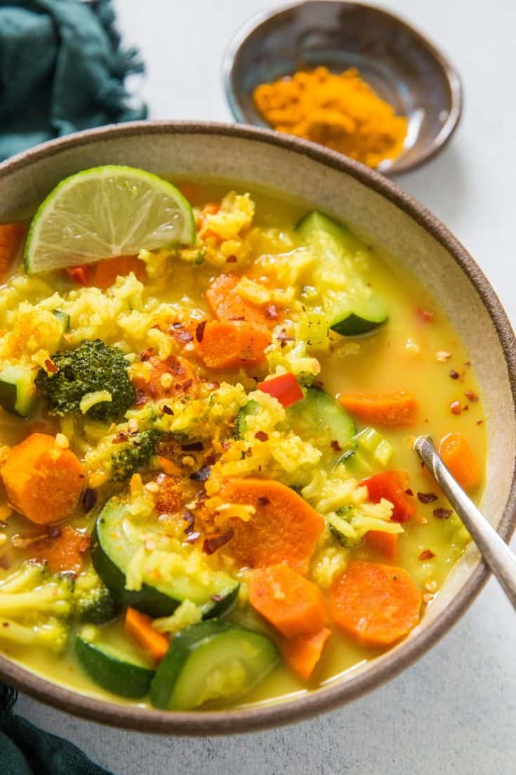 Immunity-Boosting Turmeric Soup with Vegetables - The Roasted Root