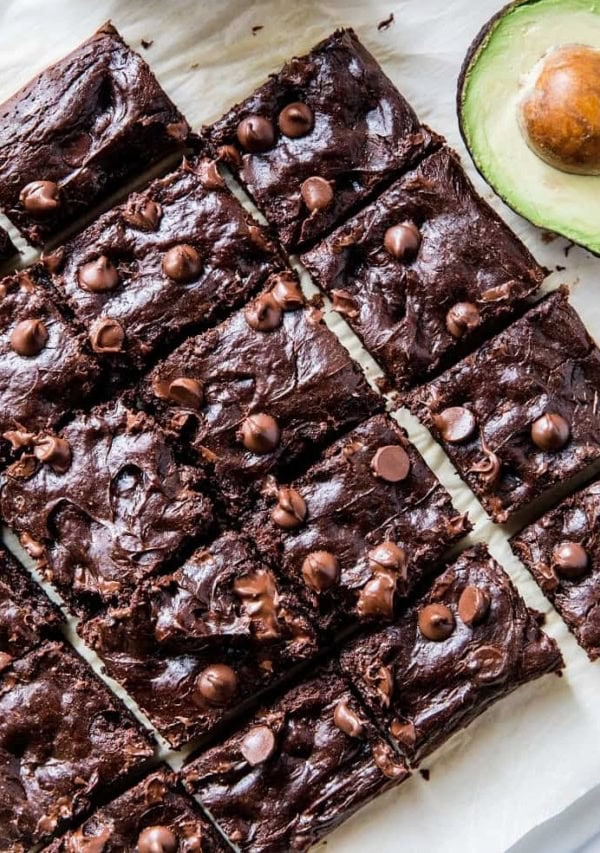 Flourless Avocado Brownies - grain-free, refined sugar-free, dairy-free, paleo and healthy brownie recipe