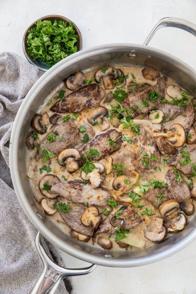 Paleo Beef Stroganoff (Whole30, Keto) - The Roasted Root