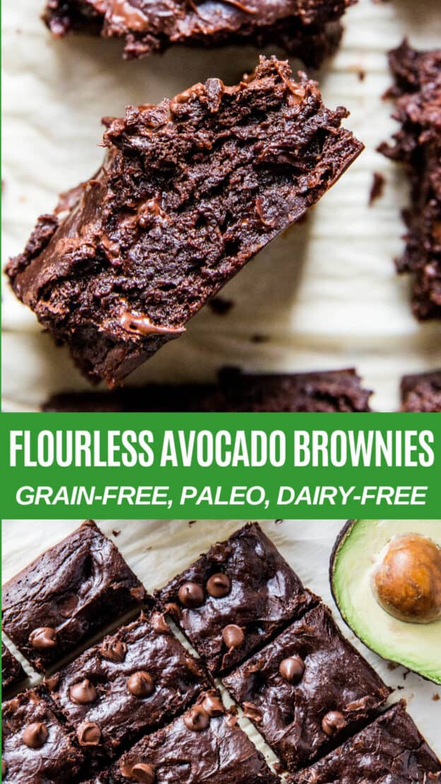 Flourless Avocado Brownies (Paleo) - The Roasted Root