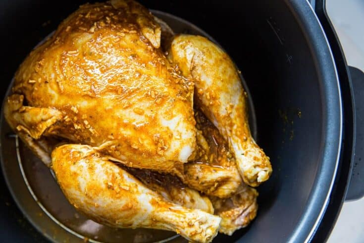 Instant Pot Turmeric Rotisserie Chicken - The Roasted Root