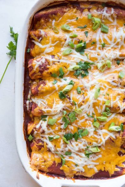 Carnitas Enchiladas - The Roasted Root