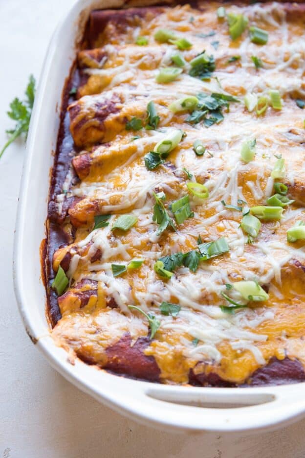 Carnitas Enchiladas - The Roasted Root