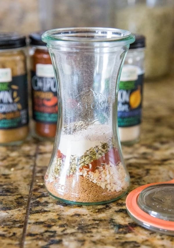 Homemade Taco Seasoning made sugar-free and paleo friendly