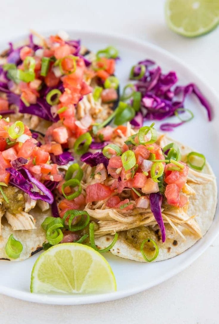 Instant Pot Shredded Chicken Tacos The Roasted Root 7650